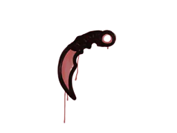 Graffiti Karambit (Blood Red) - Preço e onde comprar no CS2