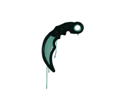 Graffiti Karambit (Frog Green) - Preço e onde comprar no CS2