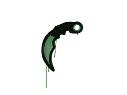 Graffiti Karambit (Jungle Green) - Preço e onde comprar no CS2