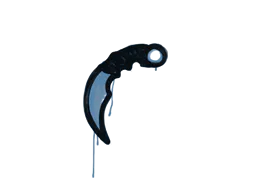 Graffiti Karambit (Monarch Blue) - Preço e onde comprar no CS2