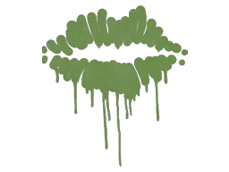 Graffiti Kiss (Battle Green) - Preço e onde comprar no CS2
