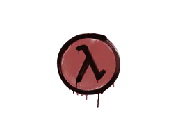 Graffiti Lambda (Blood Red) - Preço e onde comprar no CS2