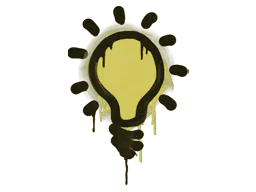 Graffiti Lightbulb (Tracer Yellow) - Preço e onde comprar no CS2