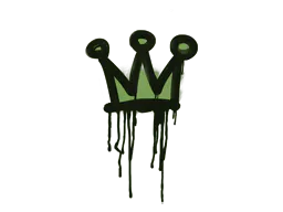 Graffiti Little Crown (Battle Green) - Preço e onde comprar no CS2
