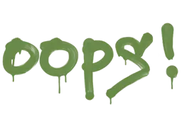 Graffiti Oops (Battle Green) - Preço e onde comprar no CS2