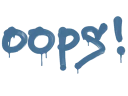 Graffiti Oops (Monarch Blue) - Preço e onde comprar no CS2
