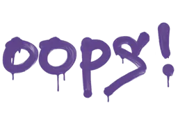 Graffiti Oops (Monster Purple) - Preço e onde comprar no CS2
