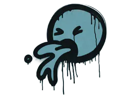 Graffiti Puke (Wire Blue) - Preço e onde comprar no CS2
