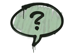 Graffiti Question Mark (Cash Green) - Preço e onde comprar no CS2
