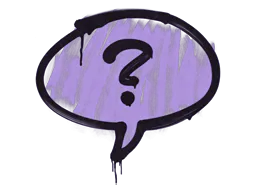 Graffiti Question Mark (Violent Violet) - Preço e onde comprar no CS2