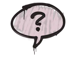 Graffiti Question Mark (War Pig Pink) - Preço e onde comprar no CS2