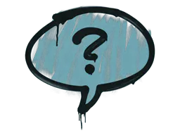 Graffiti Question Mark (Wire Blue) - Preço e onde comprar no CS2