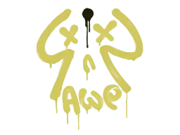 Graffiti Recoil AWP (Tracer Yellow) - Preço e onde comprar no CS2