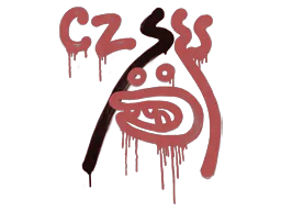 Graffiti Recoil CZ-75 (Blood Red) - Preço e onde comprar no CS2