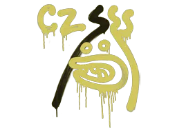Graffiti Recoil CZ-75 (Tracer Yellow) - Preço e onde comprar no CS2