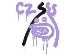 Graffiti Recoil CZ-75 (Violent Violet) - Preço e onde comprar no CS2