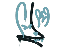 Graffiti Recoil M4A4 (Wire Blue) - Preço e onde comprar no CS2