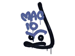 Graffiti Recoil MAC-10 (SWAT Blue) - Preço e onde comprar no CS2