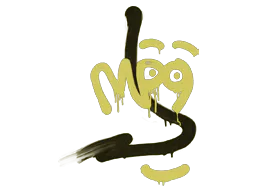 Graffiti Recoil MP9 (Tracer Yellow) - Preço e onde comprar no CS2