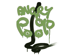 Graffiti Recoil P90 (Battle Green) - Preço e onde comprar no CS2