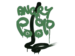 Graffiti Recoil P90 (Jungle Green) - Preço e onde comprar no CS2