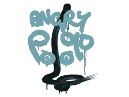 Graffiti Recoil P90 (Wire Blue) - Preço e onde comprar no CS2