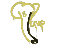 Graffiti Recoil UMP-45 (Tracer Yellow) - Preço e onde comprar no CS2