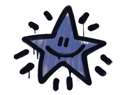 Graffiti Shining Star (SWAT Blue) - Preço e onde comprar no CS2
