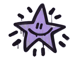 Graffiti Shining Star (Violent Violet) - Preço e onde comprar no CS2