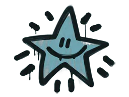 Graffiti Shining Star (Wire Blue) - Preço e onde comprar no CS2