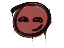 Graffiti Smirk (Blood Red) - Preço e onde comprar no CS2