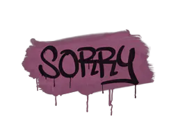 Graffiti Sorry (Princess Pink) - Preço e onde comprar no CS2