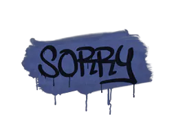 Graffiti Sorry (SWAT Blue) - Preço e onde comprar no CS2