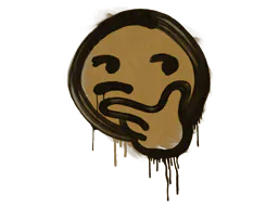 Graffiti Thoughtfull (Desert Amber) - Preço e onde comprar no CS2