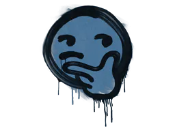 Graffiti Thoughtfull (Monarch Blue) - Preço e onde comprar no CS2