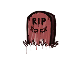 Graffiti Tombstone (Blood Red) - Preço e onde comprar no CS2
