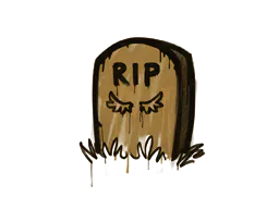 Graffiti Tombstone (Desert Amber) - Preço e onde comprar no CS2