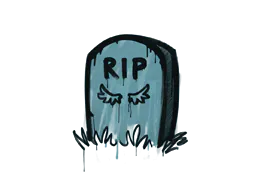 Graffiti Tombstone (Wire Blue) - Preço e onde comprar no CS2