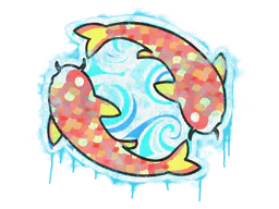 Graffiti Twin Koi - Preço e onde comprar no CS2