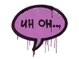 Graffiti Uh Oh (Bazooka Pink) - Preço e onde comprar no CS2