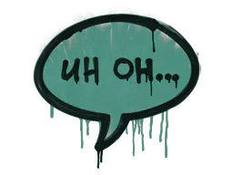 Graffiti Uh Oh (Frog Green) - Preço e onde comprar no CS2