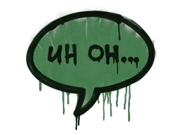 Graffiti Uh Oh (Jungle Green) - Preço e onde comprar no CS2