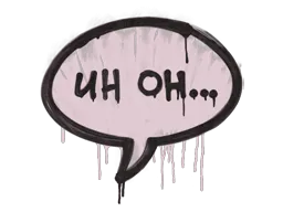 Graffiti Uh Oh (War Pig Pink) - Preço e onde comprar no CS2