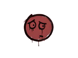 Graffiti Worry (Blood Red) - Preço e onde comprar no CS2