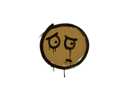 Graffiti Worry (Desert Amber) - Preço e onde comprar no CS2