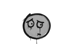 Graffiti Worry (Shark White) - Preço e onde comprar no CS2