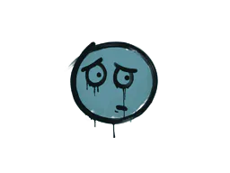 Graffiti Worry (Wire Blue) - Preço e onde comprar no CS2