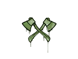 Graffiti X-Axes (Battle Green) - Preço e onde comprar no CS2