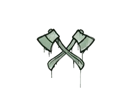Graffiti X-Axes (Cash Green) - Preço e onde comprar no CS2