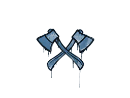Graffiti X-Axes (Monarch Blue) - Preço e onde comprar no CS2